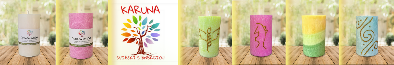 Karuna sviečky s energiou 