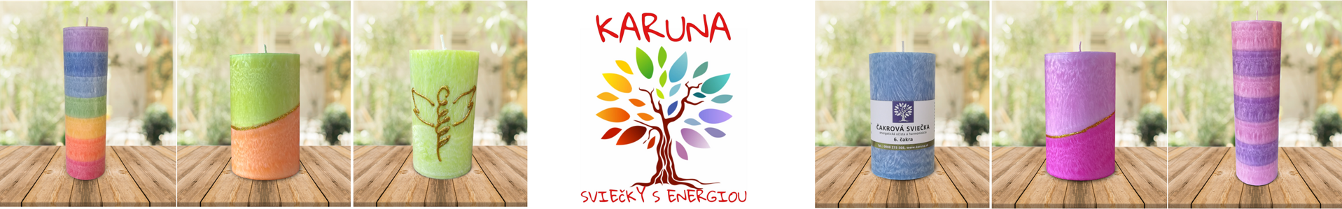 Karuna sviečky s energiou 