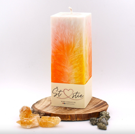 Harmonizačná sviečka ŠŤASTIE