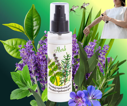 Prírodný repelentný sprej