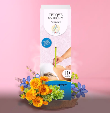 Čakrové telové sviečky