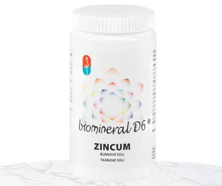 Bunková soľ  Zinok  - ZINCUM - Biomineral D6 