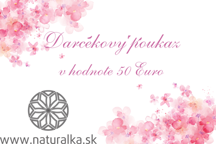 Darčekový poukaz v hodnote 50 Eur 