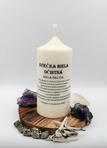 Očistná sviečka Biela šalvia