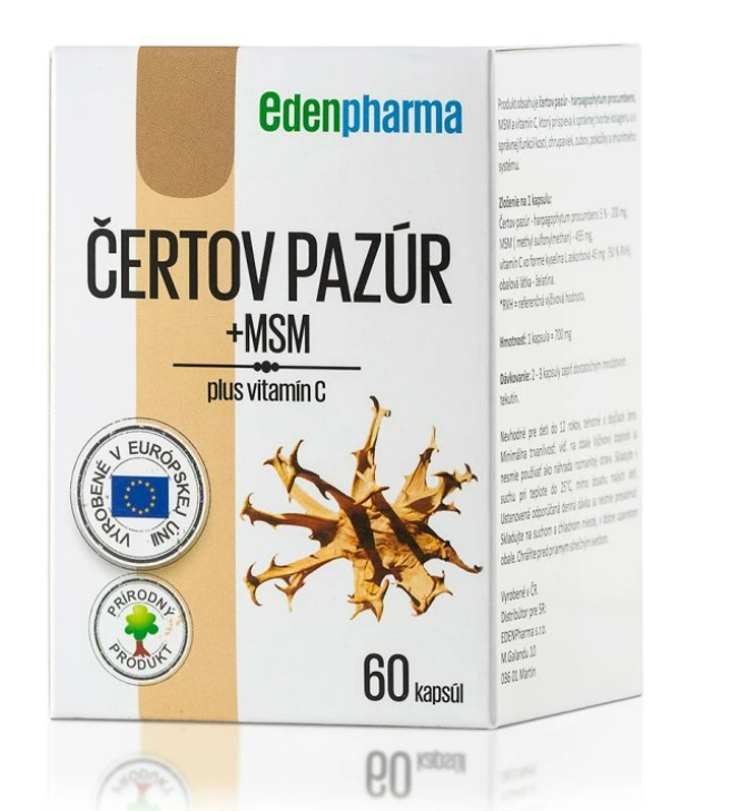 Čertov pazúr + MSM - zdravé kĺby, flexibilita