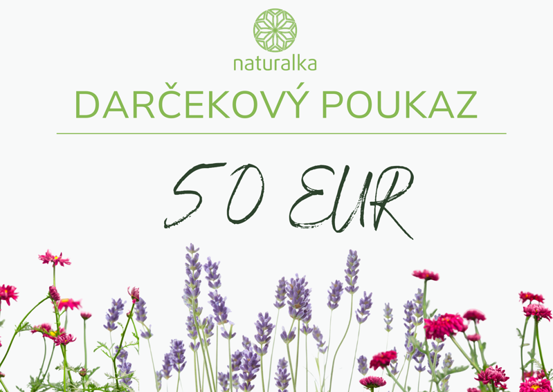 Darčekový poukaz 50 Eur