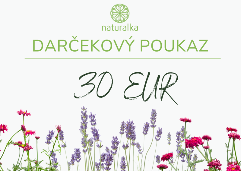 Darčekový poukaz 30 Eur