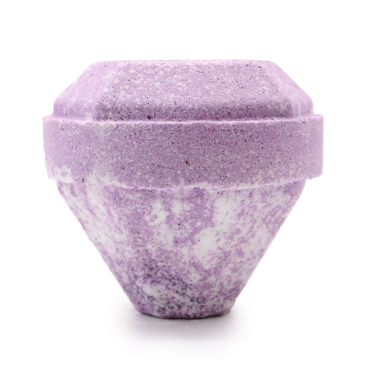 Šumivé Diamanty do kúpeľa s Drahým kameňom, fialový