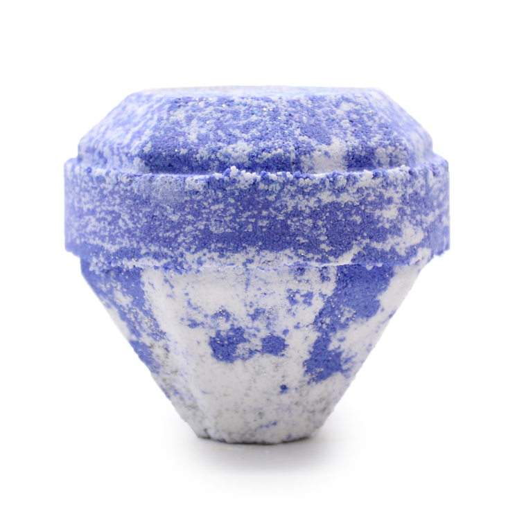 Šumivé Diamanty do kúpeľa s Drahým kameňom, modrý