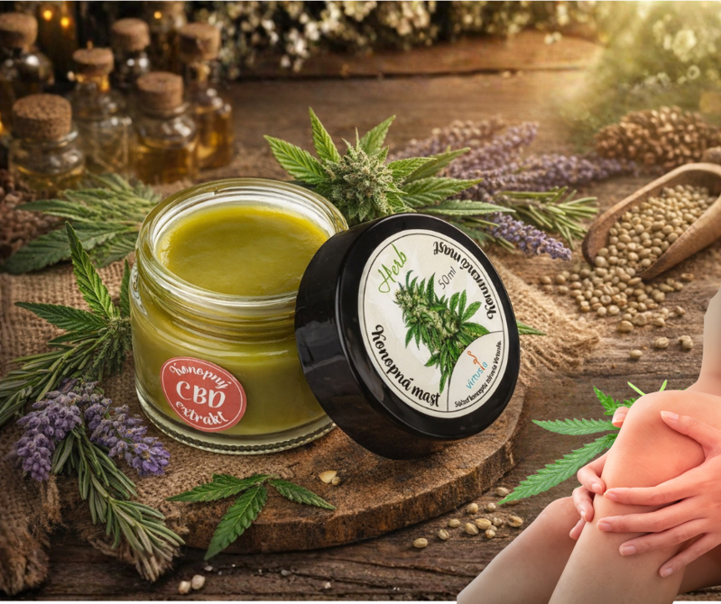 Konopná masť 