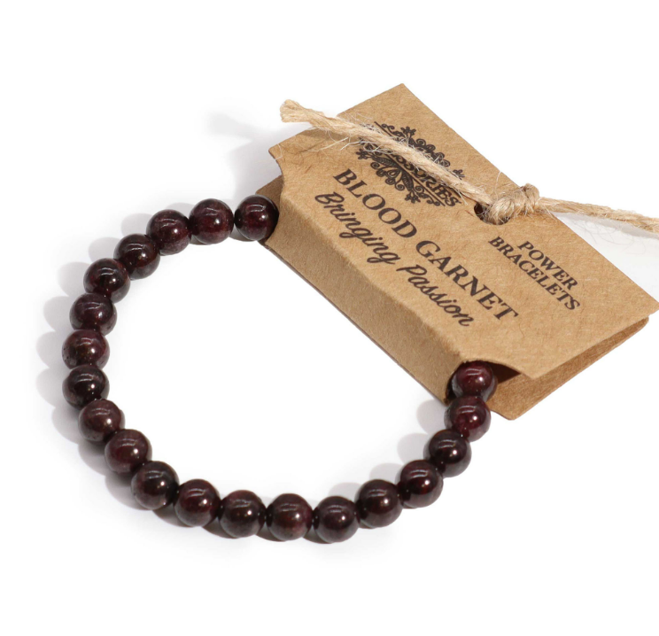 Náramok Energetický červený granát