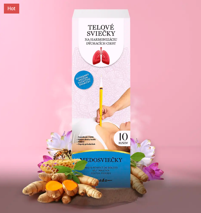 Telové sviečky na harmonizáciu dýchacích ciest