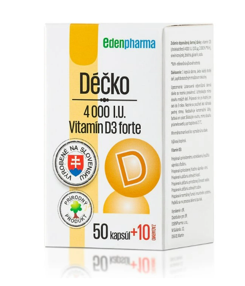 Vitamín D - Déčko 4000 I.U.