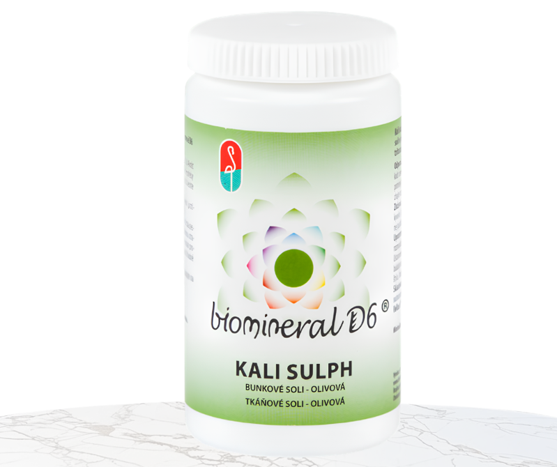 Bunková soľ  KALI SULPH Biomineral D6