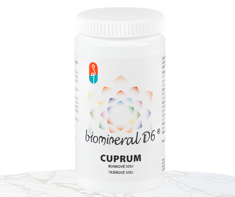 Bunková soľ  Meď - CUPRUM - Biomineral D6