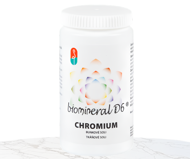 Bunková soľ Chróm - CHROMIUM -Biomeral D6
