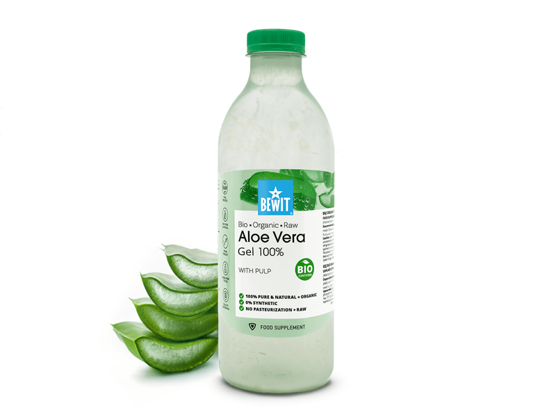 Aloe Vera gél s dužinou, BIO RAW Aloe Vera gél s dužinou, BIO RAW